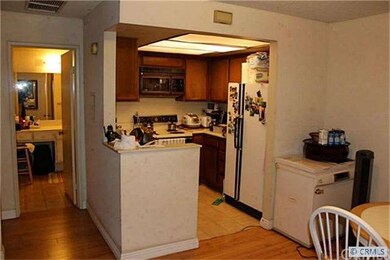 Kitchen and bathroom.