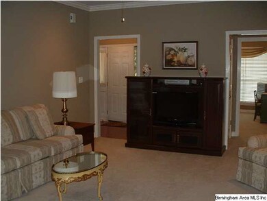 family room from the kitchen