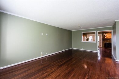 Great room open to kitchen area