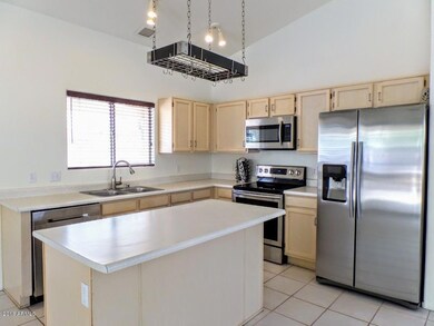 Kitchen with Stainless Applicances