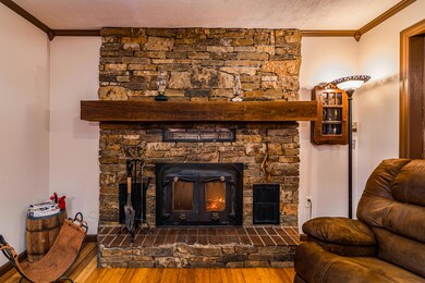 Wood-Burning Fireplace