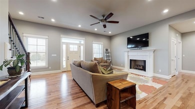 Fire up the gas fireplace on those cold winter day