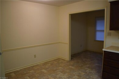 Kitchen looking towards rear of home