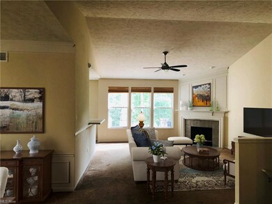 Great Room with golf course views