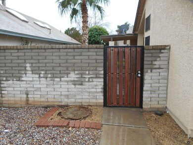 Private front porch wall & gate
