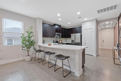 Kitchen featuring stainless steel appliances, vis