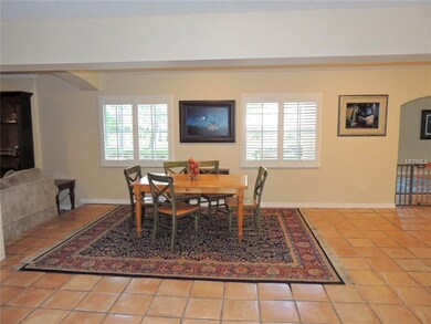 Dining area in great room.