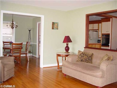 Living Room - Hardwood floors, nice open concept f