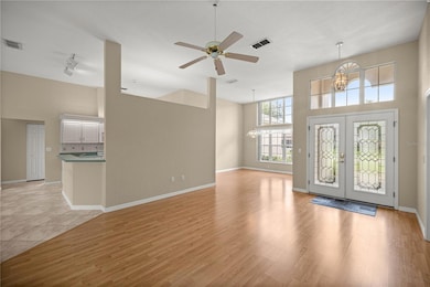 Living Room and Entry - High Ceilings