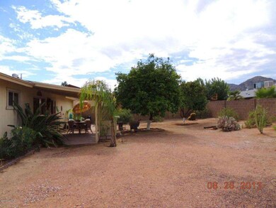 Back Yard looking west