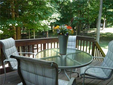 Deck. Raised Deck Off the Back Overlooking the Park-Like Backyard