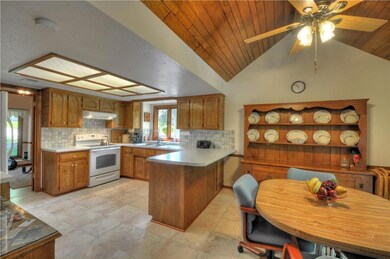 looking into kitchen from living room.