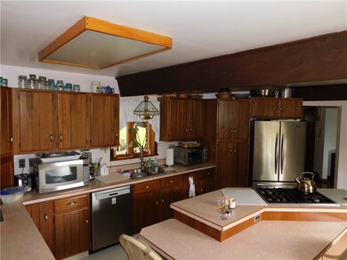 Abundance of cabinetry with stainless steel applia