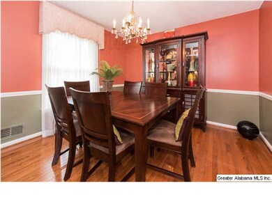 2nd view of dining room with custom drapes