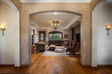 Elegant entry with views to the lake!
