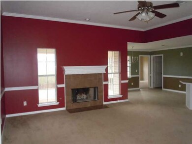 living and fireplace