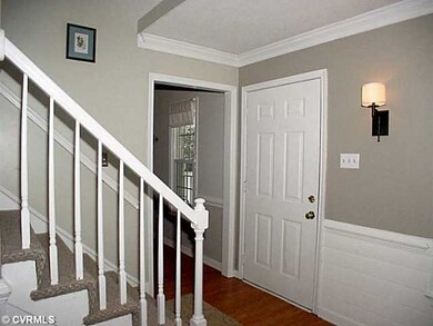 Foyer - Entrance foyer - New carpeting on stairs a