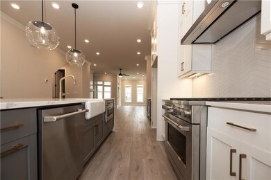 Expansive countertops offer plenty of prep space, 