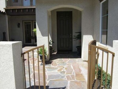 Gated Flagstone Entry & Courtyard
