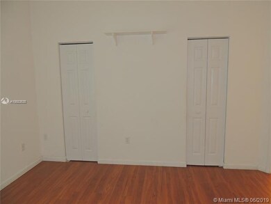 2 closets in master bedroom