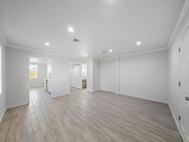 Spacious living and dining room
