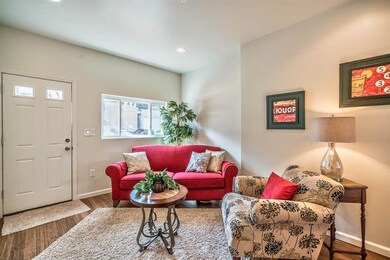 The window placement offers privacy from passerby'