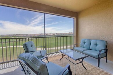 Balcony overlooking golf course