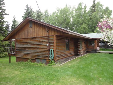 Alaskan Log Home on 14,000 sq ft lot
