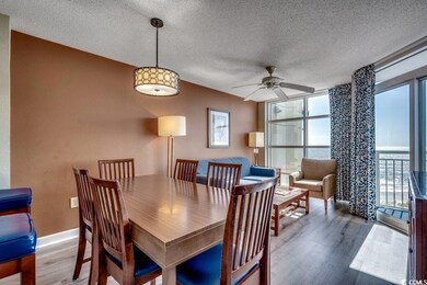 Dining area featuring hardwood / wood-style floors