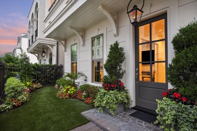 Turf lawn upon entry