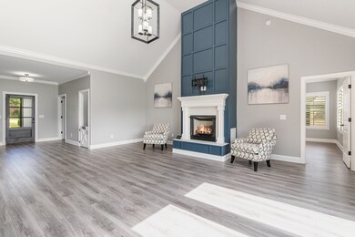 Like I said, light and open.  And the vaulted ceiling carries through the great room in to the kitchen.