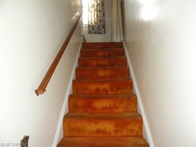 Steps to 2nd floor