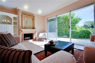 View from the living room to your private patio.