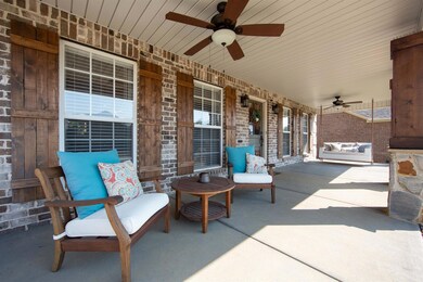 Rocking Chair Covered Front Porch