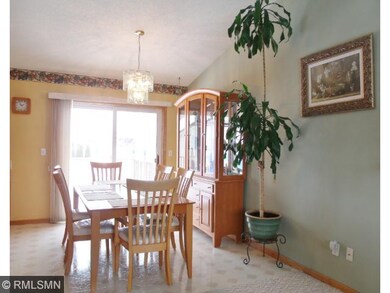 The open main floor plan encourages easy family li