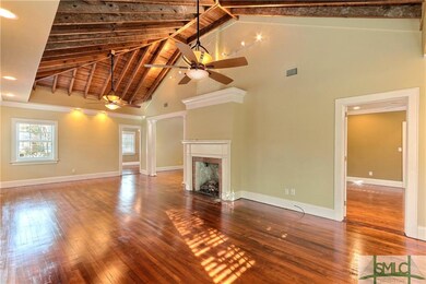 Fire place makes a great focal point of the room, 