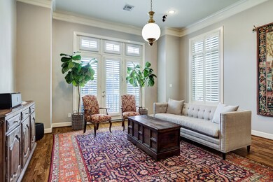 Transom windows bring in lots of natural light.