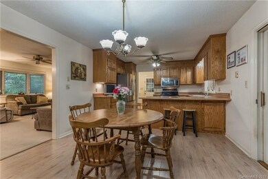 Open, eat-in Kitchen measures 20' x 12'.  Park in 