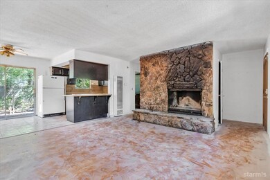interior near entrance. open concept living space.