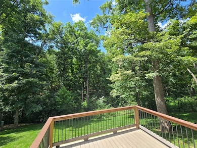 Private view of backyard
