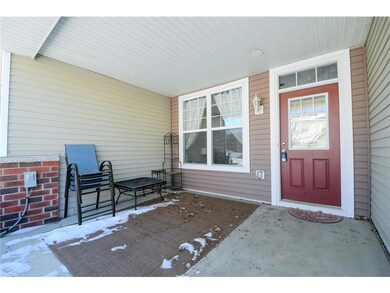 Front, east facing patio for morning coffee!