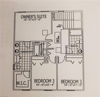 Second level floorplan.
