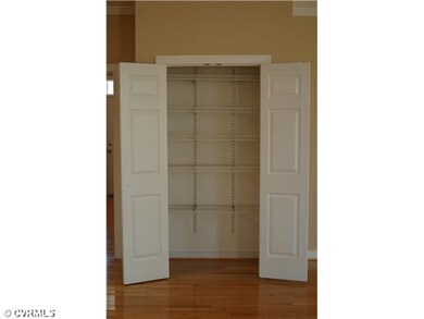 Kitchen - Ample storage in this pantry closet.