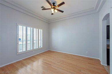 Formal dining room or study with hardwood flooring