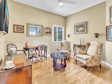 Second bedroom, owner use it as TV and Office room.It features a good size closet space.