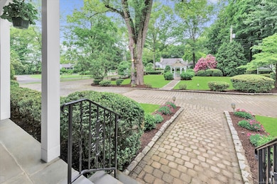 Front Lawn with Circular Driveway & Gazebo