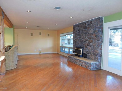 Living Area With Fireplace