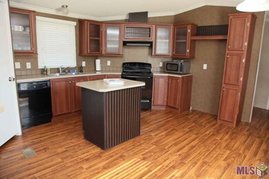 Kitchen with island.