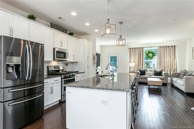 Open concept living/dining/kitchen