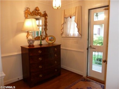 Foyer - The foyer accommodates this large chest ni